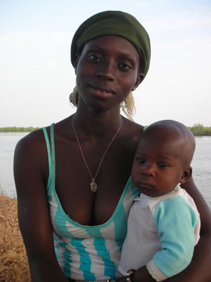 Senegalese mother and child