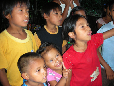 Shuar children in our school 