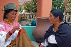 Matico and her work with Otavaleñan women 