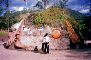 Achili Pachacamac, the pre-Inkan deity of the Otavaleñan people